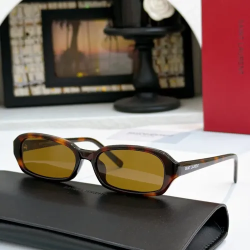 Wholesale Yves Saint Laurent YSL AAA Quality Sunglasses #1468496 $56.00 USD, Wholesale Quality Replica Yves Saint Laurent YSL AAA Quality Sunglasses