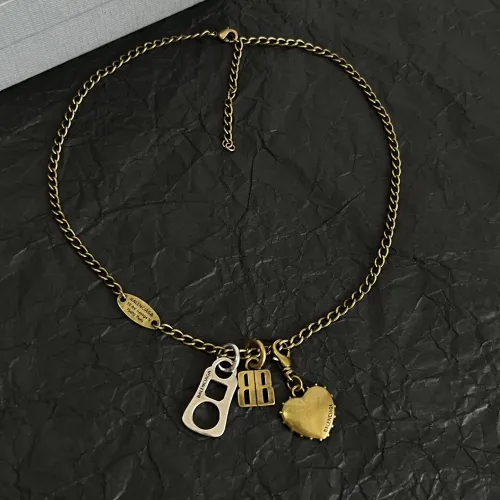 Wholesale Balenciaga Necklaces #1468524 $56.00 USD, Wholesale Quality Replica Balenciaga Necklaces