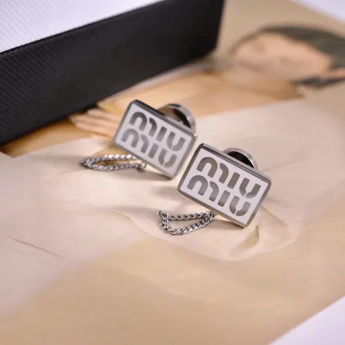 Replica MIU MIU Earrings For Women #1468538 $25.00 USD for Wholesale