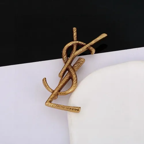 Wholesale Yves Saint Laurent Brooches For Women #1468591 $27.00 USD, Wholesale Quality Replica Yves Saint Laurent Brooches