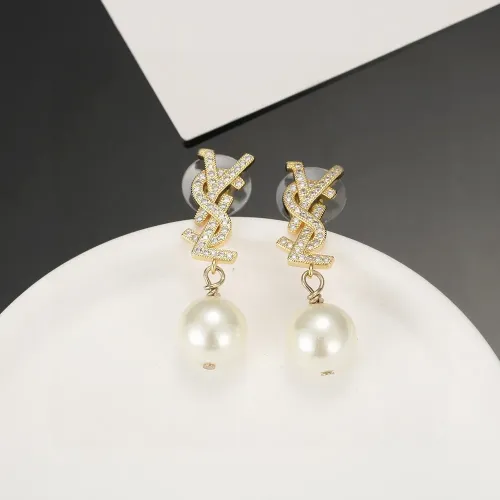 Wholesale Yves Saint Laurent YSL Earrings For Women #1468642 $25.00 USD, Wholesale Quality Replica Yves Saint Laurent YSL Earrings