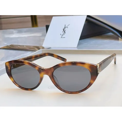 Wholesale Yves Saint Laurent YSL AAA Quality Sunglasses #1468653 $56.00 USD, Wholesale Quality Replica Yves Saint Laurent YSL AAA Quality Sunglasses