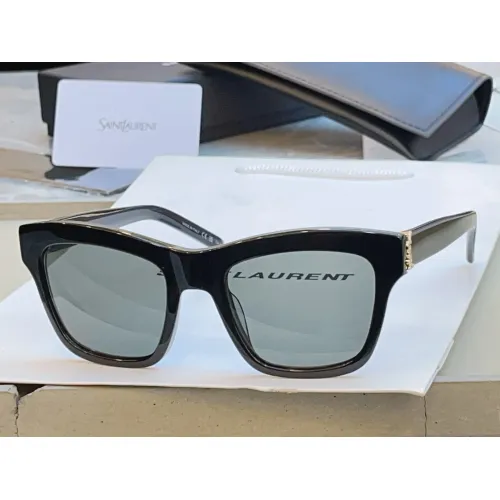 Wholesale Yves Saint Laurent YSL AAA Quality Sunglasses #1468654 $56.00 USD, Wholesale Quality Replica Yves Saint Laurent YSL AAA Quality Sunglasses