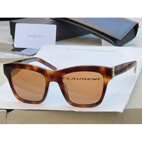 Wholesale Yves Saint Laurent YSL AAA Quality Sunglasses #1468656 $56.00 USD, Wholesale Quality Replica Yves Saint Laurent YSL AAA Quality Sunglasses