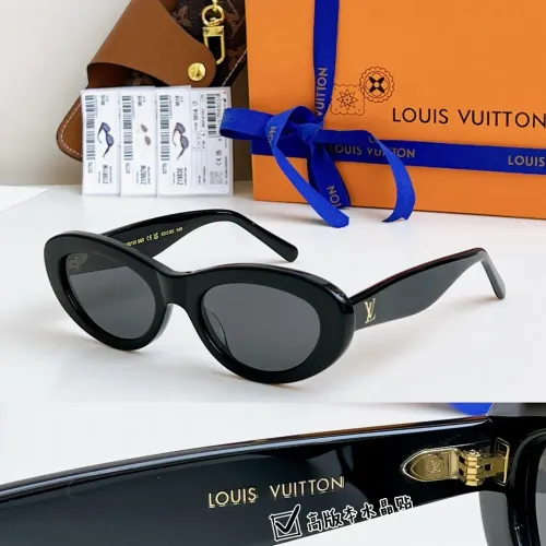 Wholesale Louis Vuitton AAA Quality Sunglasses #1468697 $60.00 USD, Wholesale Quality Replica Louis Vuitton AAA Quality Sunglasses