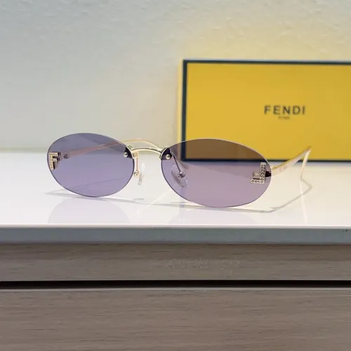Wholesale Fendi AAA Quality Sunglasses #1468715 $64.00 USD, Wholesale Quality Replica Fendi AAA Quality Sunglasses