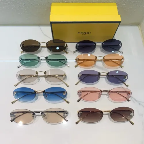 Replica Fendi AAA Quality Sunglasses #1468716 $64.00 USD for Wholesale