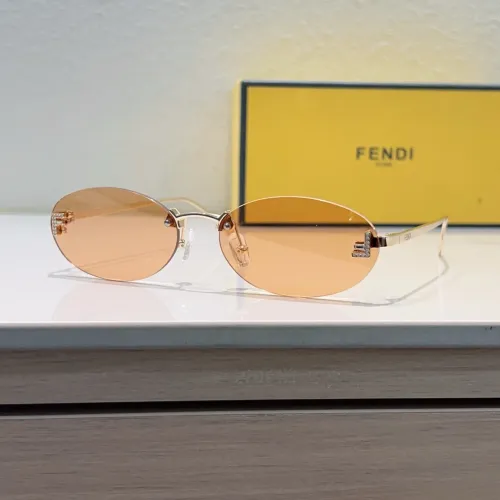 Wholesale Fendi AAA Quality Sunglasses #1468717 $64.00 USD, Wholesale Quality Replica Fendi AAA Quality Sunglasses