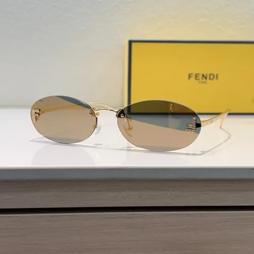 Wholesale Fendi AAA Quality Sunglasses #1468723 $64.00 USD, Wholesale Quality Replica Fendi AAA Quality Sunglasses