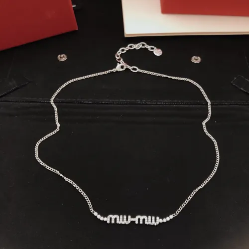 Wholesale MIU MIU Necklaces #1468834 $27.00 USD, Wholesale Quality Replica MIU MIU Necklaces