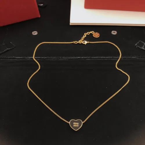 Wholesale MIU MIU Necklaces #1468839 $27.00 USD, Wholesale Quality Replica MIU MIU Necklaces