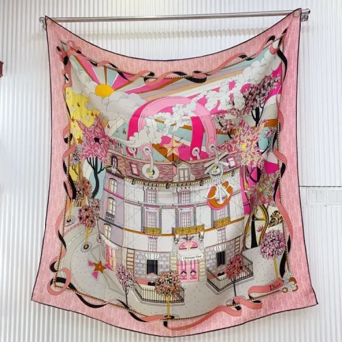 Wholesale Christian Dior Silk Squares #1468935 $82.00 USD, Wholesale Quality Replica Christian Dior Scarf