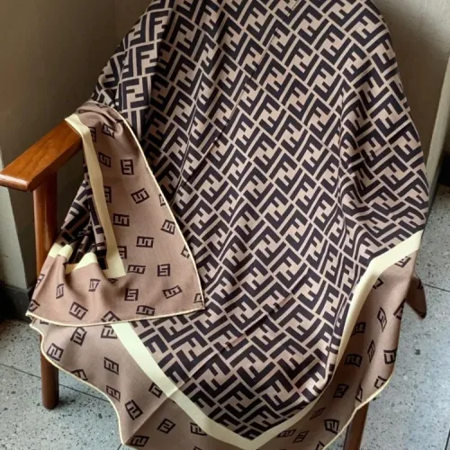 Wholesale Fendi Silk Squares #1468943 $85.00 USD, Wholesale Quality Replica Fendi Scarf