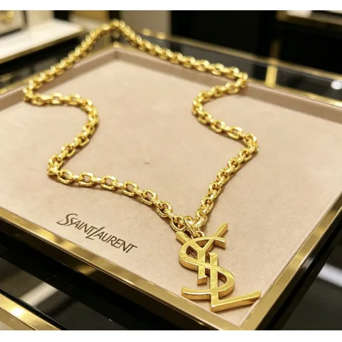 Wholesale Yves Saint Laurent YSL Necklaces #1468987 $52.00 USD, Wholesale Quality Replica Yves Saint Laurent YSL Necklaces