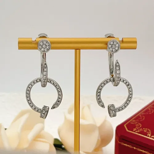 Replica Cartier Earrings For Women #1469086 $38.00 USD for Wholesale