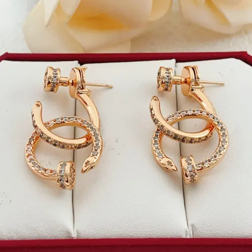 Wholesale Cartier Earrings For Women #1469087 $38.00 USD, Wholesale Quality Replica Cartier Earrings