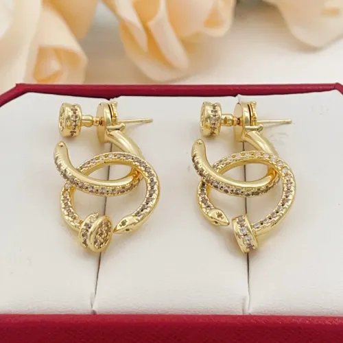Wholesale Cartier Earrings For Women #1469088 $38.00 USD, Wholesale Quality Replica Cartier Earrings