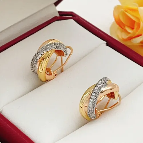 Wholesale Cartier Earrings For Women #1469089 $39.00 USD, Wholesale Quality Replica Cartier Earrings