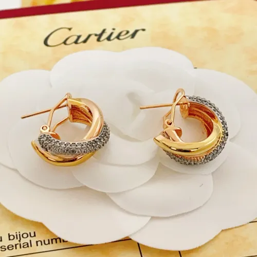 Replica Cartier Earrings For Women #1469089 $39.00 USD for Wholesale