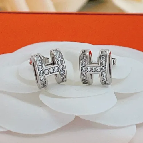 Replica Hermes Earrings For Women #1469090 $34.00 USD for Wholesale