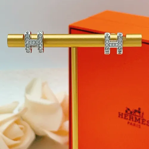 Replica Hermes Earrings For Women #1469090 $34.00 USD for Wholesale