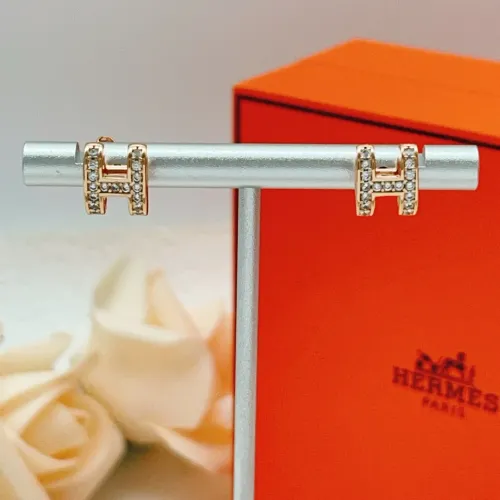 Replica Hermes Earrings For Women #1469091 $34.00 USD for Wholesale