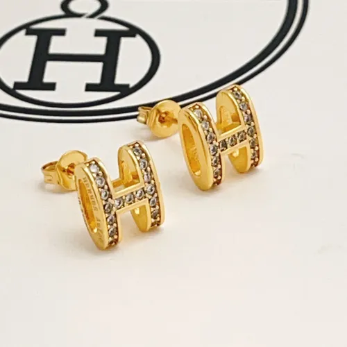 Replica Hermes Earrings For Women #1469092 $34.00 USD for Wholesale