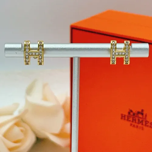 Replica Hermes Earrings For Women #1469092 $34.00 USD for Wholesale
