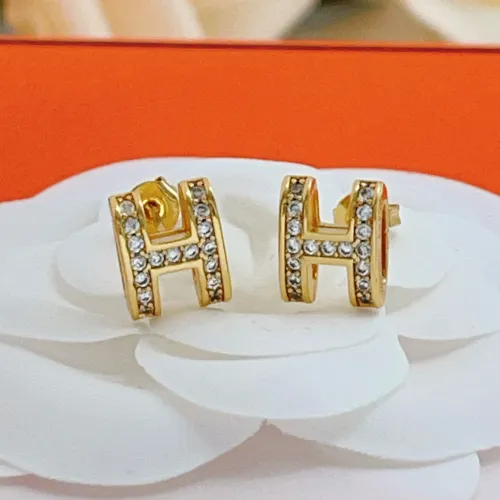 Replica Hermes Earrings For Women #1469092 $34.00 USD for Wholesale
