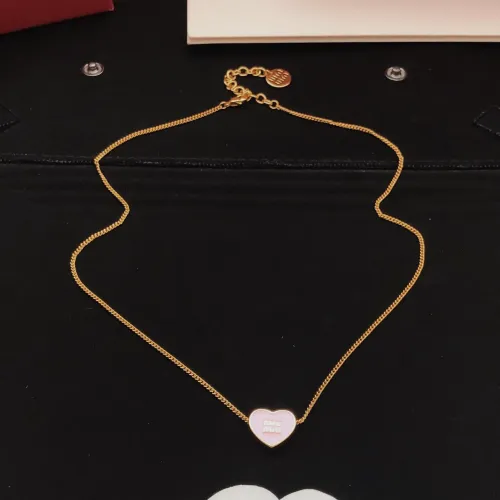 Wholesale MIU MIU Necklaces #1469145 $27.00 USD, Wholesale Quality Replica MIU MIU Necklaces