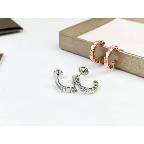 Replica Bvlgari Earrings For Women #1469189 $38.00 USD for Wholesale