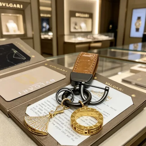 Replica Bvlgari Key Holder And Bag Buckle #1469248 $38.00 USD for Wholesale