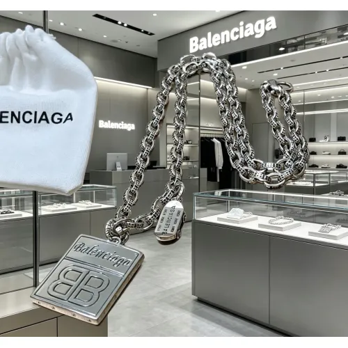 Wholesale Balenciaga Necklaces #1469288 $56.00 USD, Wholesale Quality Replica Balenciaga Necklaces