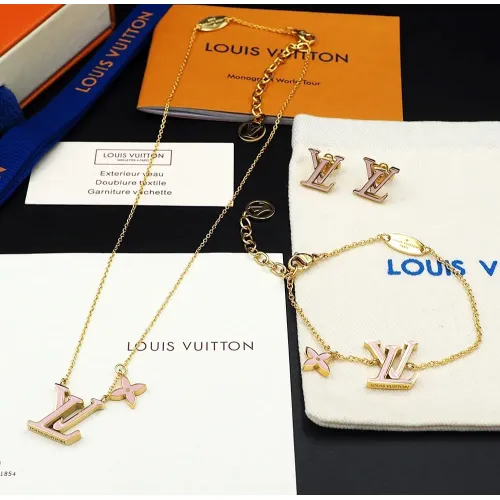 Wholesale Louis Vuitton LV Jewelry Set For Women #1469393 $64.00 USD, Wholesale Quality Replica Louis Vuitton LV Jewelry Set