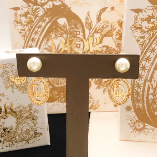 Replica Christian Dior Earrings For Women #1469511 $27.00 USD for Wholesale