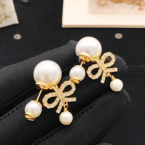 Wholesale Christian Dior Earrings For Women #1469568 $25.00 USD, Wholesale Quality Replica Christian Dior Earrings
