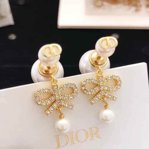 Replica Christian Dior Earrings For Women #1469568 $25.00 USD for Wholesale