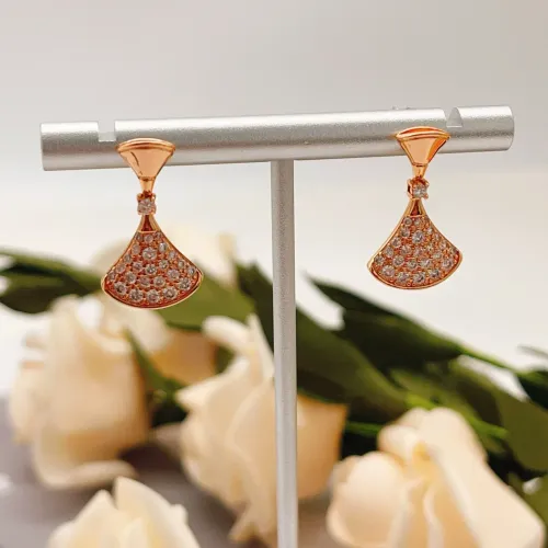 Replica Bvlgari Earrings For Women #1469576 $32.00 USD for Wholesale