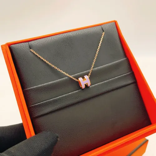 Replica Hermes Necklaces #1469593 $27.00 USD for Wholesale