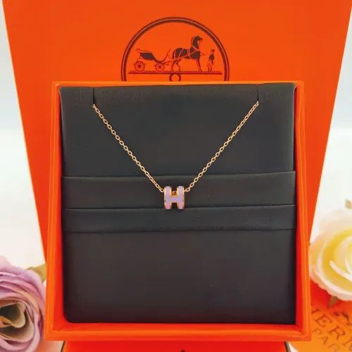Replica Hermes Necklaces #1469593 $27.00 USD for Wholesale