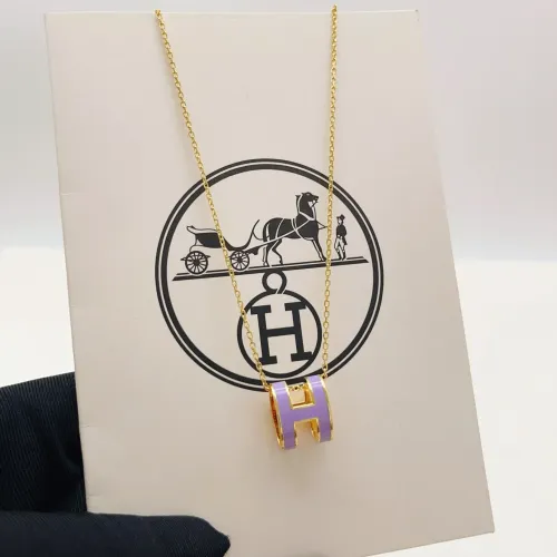 Wholesale Hermes Necklaces #1469597 $27.00 USD, Wholesale Quality Replica Hermes Necklaces