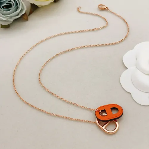 Wholesale Hermes Necklaces #1469613 $32.00 USD, Wholesale Quality Replica Hermes Necklaces