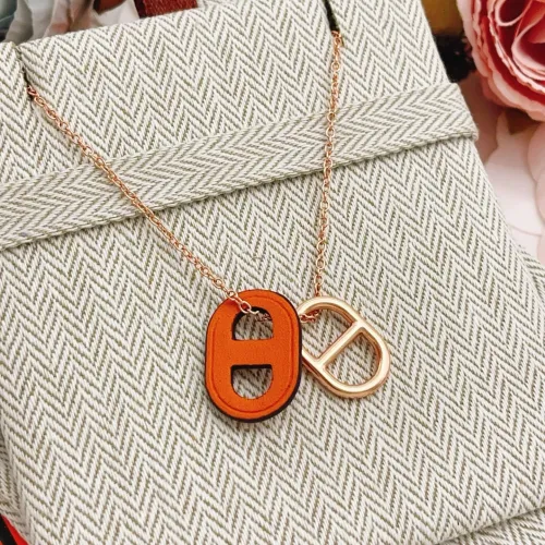 Replica Hermes Necklaces #1469613 $32.00 USD for Wholesale