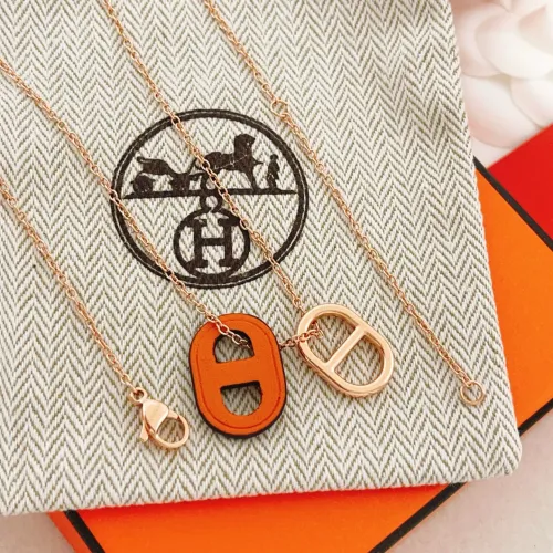 Replica Hermes Necklaces #1469613 $32.00 USD for Wholesale