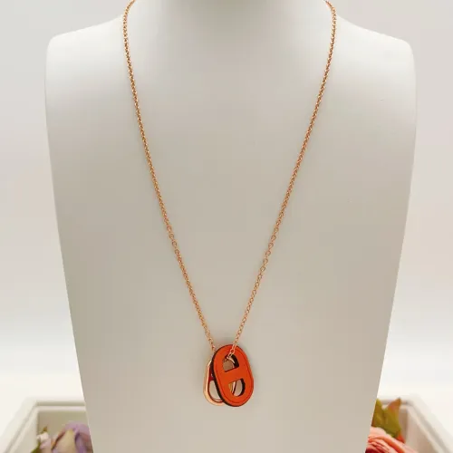 Replica Hermes Necklaces #1469613 $32.00 USD for Wholesale