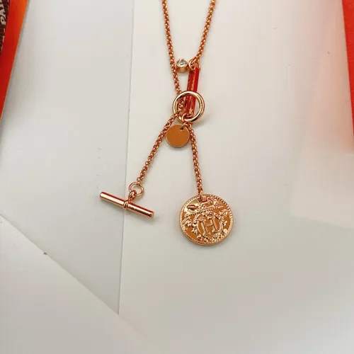 Replica Hermes Necklaces #1469616 $34.00 USD for Wholesale