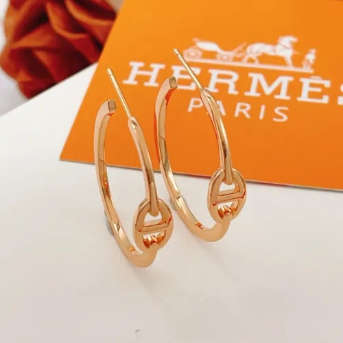 Replica Hermes Earrings For Women #1469621 $29.00 USD for Wholesale