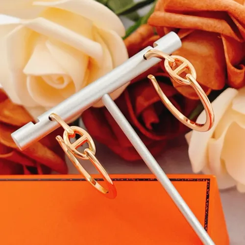 Replica Hermes Earrings For Women #1469621 $29.00 USD for Wholesale