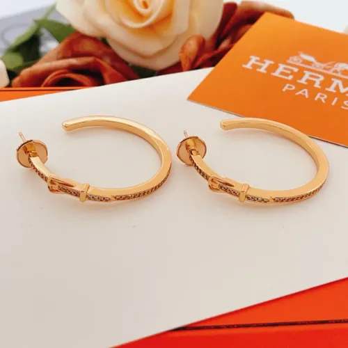 Replica Hermes Earrings For Women #1469623 $29.00 USD for Wholesale