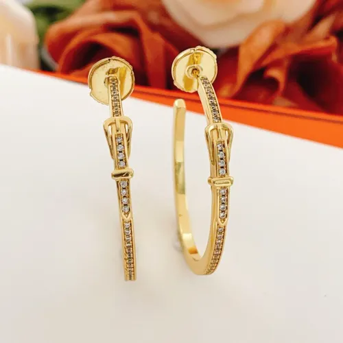 Replica Hermes Earrings For Women #1469624 $29.00 USD for Wholesale